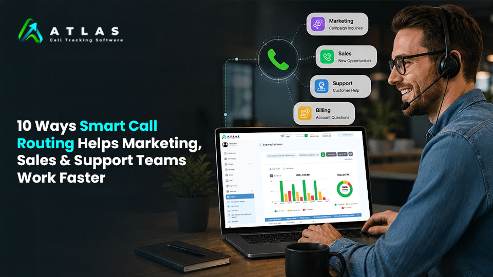 10 Ways Smart Call Routing Helps Marketing, Sales & Support Teams Work Faster